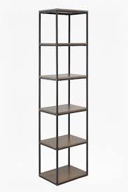 Industrial Timber Slim Shelving Unit Shelving Unit Contemporary Home Furniture Cheap Shelving Units
