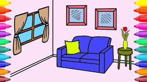 Child room of kid boy bedroom interior background. Drawing Kids Room Novocom Top