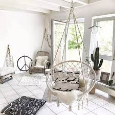 nordic style yuvarlak hamak acik kapali yatakhane yatak odasi asma sandalye cocuk yetiskin sallanan tek guvenlik hamak beyaz online alisveris sitesi joom da ucuza alisveris yapin