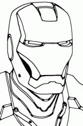 Il Volto Di Iron Man Disegni Semplici Dipinti Facili Iron Man