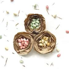 Learn how to make a bird's nest out of wafer paper — with a candy surprise inside! Diy Paper Bird S Nest Craftgawker