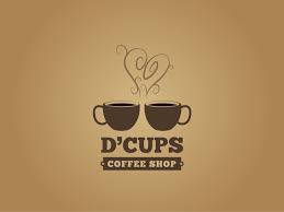 D Cups Coffee Shop Logo Coffee Shop Logo Coffee Shop Logo Design Shop Logo