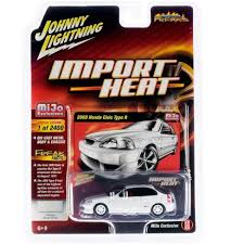 2000 Honda Civic Type R White W White Wheels Red Interior Ltd Ed 2400 Pcs 1 64 Diecast Model Car By Johnny Lightning Target