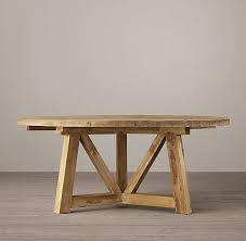 Salvaged Wood Beam 60 Round Dining Table Mesas Redondas De Madera Mesa De Centro Madera Y Hacer Mesas De Madera