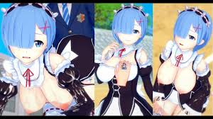 【エロゲーコイカツ！】リゼロ レム3DCGアニメ動画(Reゼロから始める異世界生活)[Hentai Game Koikatsu! re zero  Rem(Anime 3DCG Video)]