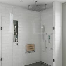 You're reviewing:juno oil rubbed bronze square led rainfall shower. Alfi Brand Rain24s 24 Square Ultra Thin Rain Shower Head Stainless Steel