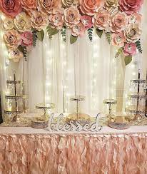 5 Long Backdrop Beautiful Boho Theme Paper Flower Etsy Quinceanera Decorations Bridal Shower Decorations Quince Decorations