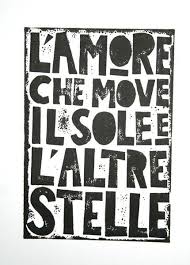 Love That Moves The Sun And Other Stars L Amore Quote Dante Wall Art Valentine Italian Quotes Quotes Words