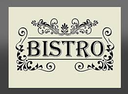 Bistro Style Pochoir Shabby Chic En Mylar A4 297 X 210 Mm Decoration Murale Meubles Stencil Pochoir En Tissu A Pochoir Pochoirs Gratuits Pochoir A Imprimer