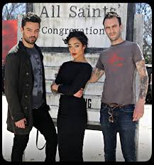 Dominic Cooper Ruth Negga And Joe Gilgun Preacher Cast Preacher Amc Preacher Dominic Cooper