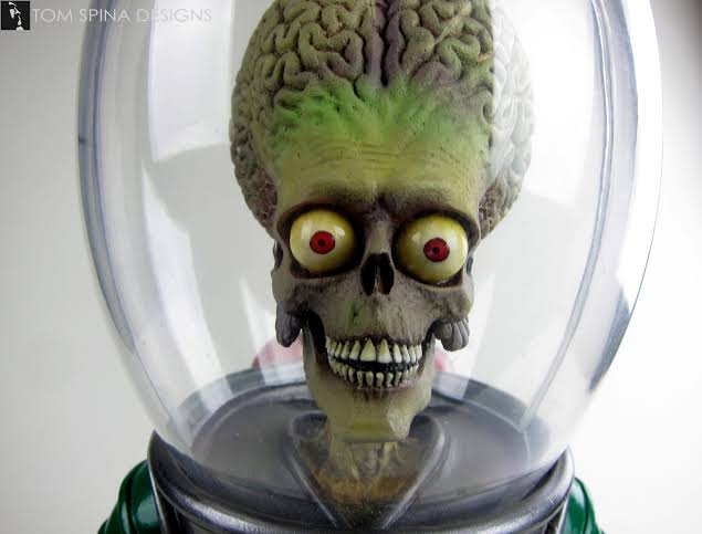 Mars Attacks Alien Maquette Restoration - Tom Spina Designs