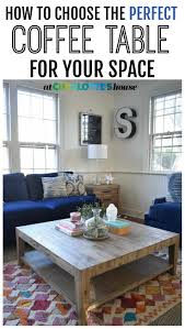 What's the benefit to choosing a round coffee table over a rectangular or square one? Choosing The Perfect Coffee Table At Charlotte S House