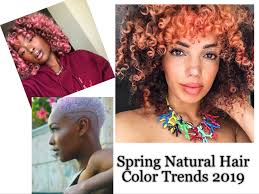 They not only style, cut, and color hair, but they also hold workshops for those looking to learn more about their natural hair. Spring Natural Hair Color Trends 2019 Natural Hair For Beginners