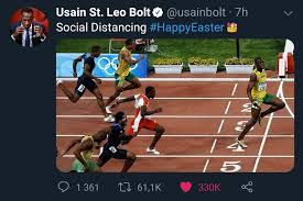 Jun 25, 2021 · usain bolt figures his world record is safe for now. Social Distancing Usain Bolt Style Album On Imgur