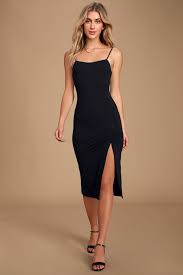 Everything To Me Black Sleeveless Bodycon Midi Dress In 2020 Midi Dress Bodycon Red Midi Dress Bodycon Black Bodycon Dress
