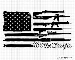Download American Flag Made With Guns Svg Gun Flag Svg Svgcrafters