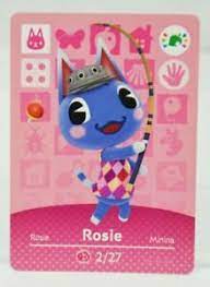 Check spelling or type a new query. Amiibo Festival Card Rosie Animal Crossing Nintendo Us New Horizons Villager Ebay