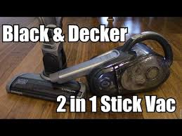 It operates using a cyclonic system and features a bagless design with a capacity of over 20 oz so emptying it out is quick and easy. Black Decker 2 In 1 36 Volt Lithium Stick Vacuum Review Youtube