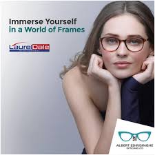 Laurel -Dale frames are a statement about aesthetics and technical  innovation. Their designs are made from responsibly sourced materials,  selected for exceptional strength, timeless elegance and distinctive visual  impact. Starting at Rs.10,000 #