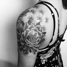 Cactusflower Saguaro Flower Cactus Blackwork Dotwork Blackwork Sf Sf Blacktattoo Tattoo S Mattmatiktattoo Flower Tattoo Cactus Flower Rose Tattoos