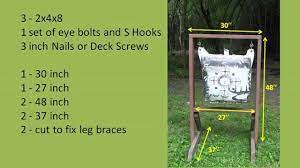 Diy Archery Bag Target Frames Youtube Diy Archery Target Archery Target Stand Archery Target