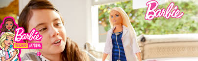 Amazon.com: Barbie Doctor Doll, Curvy, Dressed in White Coat with  Stethoscope and Blonde Hair, Gift for 3 to 7 Year Olds : Toys & Games