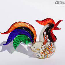 Maybe you would like to learn more about one of these? Rooster Millefiori Original Murano Glass Omg