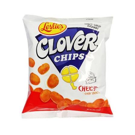 رقائق ليزليز كلوفر بالجبنة 55 غرام Leslies Clover Chips Cheese 55 G