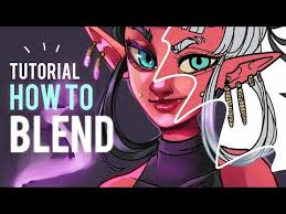 How to Blend Digital Art Tutorial in Corel Painter 2021