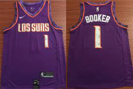 Complement phoenix suns jerseys and tees with suns shorts, jacket, trousers and more, and be sure to check out the complete nba collection of fan gear for the latest selection of basketball apparel. Nike Nba Phoenix Suns 1 Devin Booker Jersey 2018 19 New Season City Edition Jersey