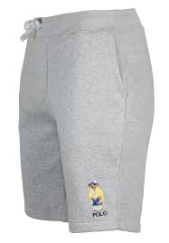 Polo Rl Men S Nautical Bear Fleece Shorts Grey Heather X Large Walmart Com