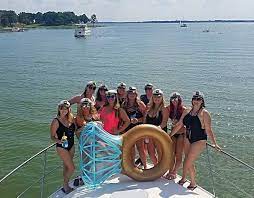 Yacht Bridal Shower Nautical Themed Wedding Party 2lessfishinthesea Lastsailbeforetheveil Allgoodwithth Nautical Wedding Theme Nautical Theme Bridal Shower