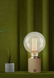 Bole Led Wood And Glass Table Lamp Lamp Table Lamp Glass Table
