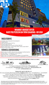 Running out of things to do in singapore? Nam Ho Dmc