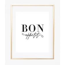 Bon Appetit Quote French Language European Bon Appetit Wall Art Kitchen Quote Print Black White Typography M Kitchen Quotes Wall Prints Quotes Wall Prints