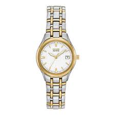 Feminine curves, uninterrupted design and technical expertise are all showcased in these original timepieces. Citizen Corso Womens Two Tone Stainless Steel Bracelet Watch Ew1264 50a Jcpenney