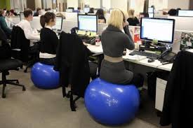 Easy Exercises You Can Do At Work Ball Exercises Exercise Yoga Ball