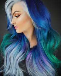 💚💜Northern Lights hair💜💚