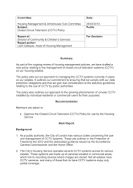 Generate a free template just by entering your details on the form. Http Democracy Cityoflondon Gov Uk Documents S112430 Cctv 20policy 20report 20final Pdf