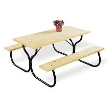 All 46″ tables are available in an ada version. Picnic Tables Patio Tables The Home Depot