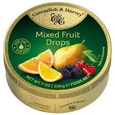 Check out a huge variety of lollipops & hard candy, mints, gummy sweets & more from cavendish & harvey. Cavendish Harvey Mixed Fruit Drops In Tin 200g