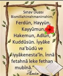 Sınav duası, imtihanlarda başarı sağlayabilmek için, sınava girmeden ya da girdikten sonra allah u teala'dan yardım istemek amacı ile okunan duadır. Sinav Duasi Butun Cocuklarimiz Icin Dua Her Derde Deva Facebook