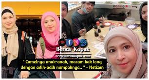 Rozi abdul razak (rozi sang dewi) during beraya bersama dato' siti nurhaliza at the westin, bukit bintang on 5 august 2016. Comelnya Anak Anak Macam Kak Long Dengan Adik Adik Nampaknya Netizen Berita Kopak Cc