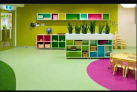 Open Space And Colorful Classroom Design For Preschoolers Kita Schule