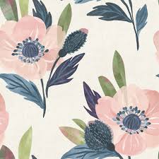See more ideas about floral pattern, pattern, floral. Pastel Floral Pattern Peel And Stick Wallpaper
