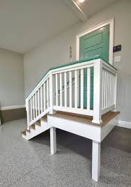 If there are stairs from the garage into the house, are all of the same code requirements in place, even if you can get into the house without using the steps. Garage Stairs Garage Stairs Home Garage Steps