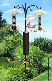 Bird Feeder Pole System Raccoon Proof Bird Feeder Pole System At Backyard Wild Birds Bird Feeder Poles Bird Feeders Wild Birds