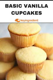 Basic Vanilla Cupcakes Recipe Recipe Vanilla Cupcake Recipe Cupcake Cakes Baking Recipes