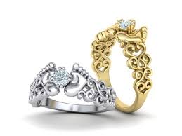 Baby Foot Ring 4mm Stone Mom Ring Own Design 3dmodel 3d Print Model In 2020 Baby Feet Ring Mom Ring Jewelry Model