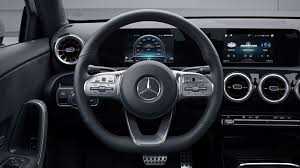 One of the most notable changes in the interior is the new steering wheel. Mercedes Benz A Class Saloon Design